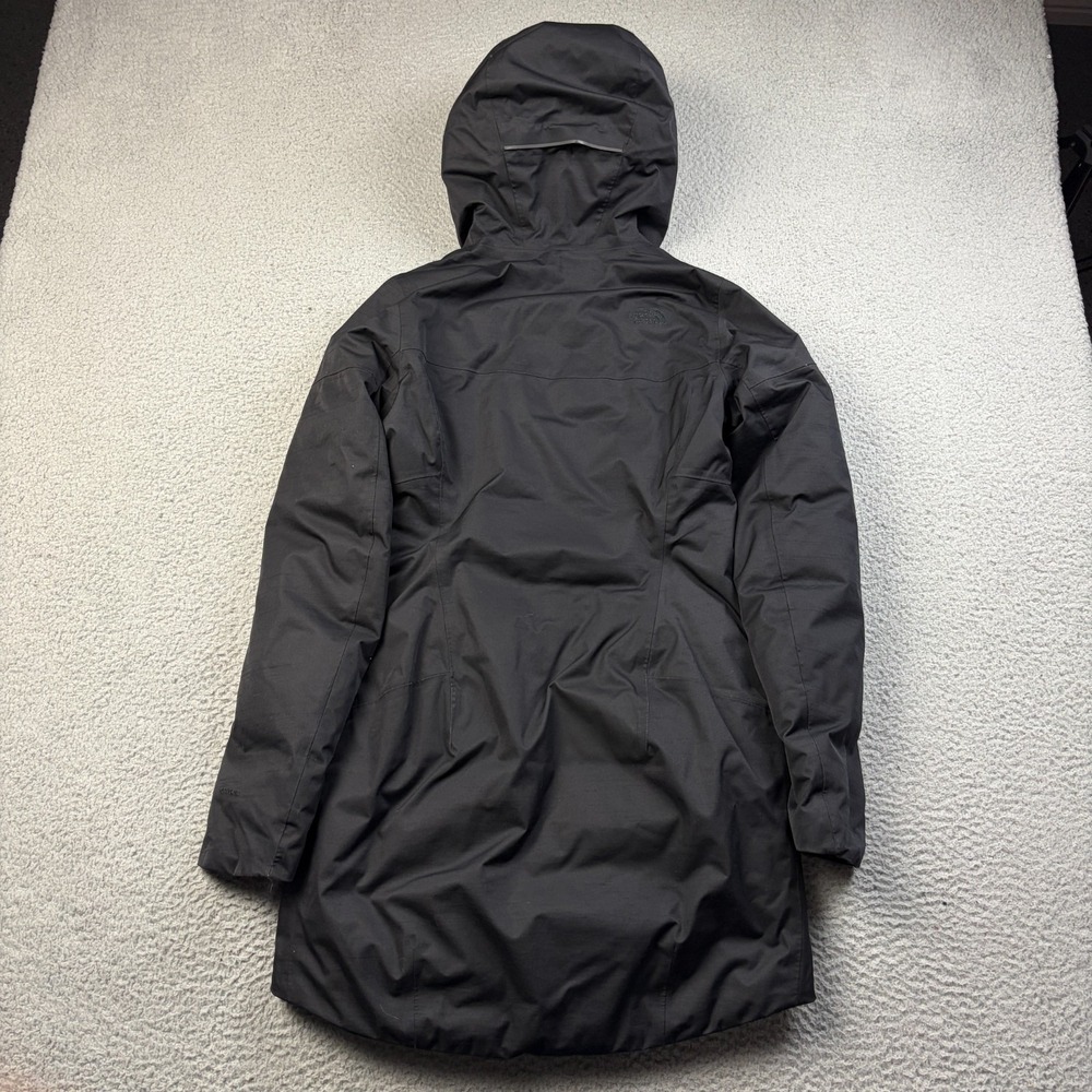 The North Face Womens Far Nothern Waterproof Goose Down Parka Jacket XS Black - Picture 9 of 12